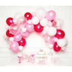 Ballonnenboog Rood Roze Wit, Hobby en Vrije tijd, Feestartikelen, Verzenden, Nieuw