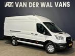 Ford Transit 2.0 TDCI 130pk L4H3 Euro6 Airco | Camera | Navi, Stof, Gebruikt, Wit, Dealer onderhouden