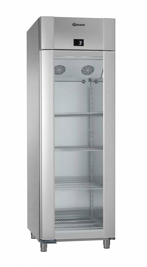 RVS/Aluminium koelkast met enkele glazen deur | 2/1 GN |..., Zakelijke goederen, Horeca | Keukenapparatuur, Verzenden