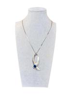 Zonder Minimumprijs - Ketting met hanger Zilver Lapis lazuli, Sieraden, Tassen en Uiterlijk, Antieke sieraden