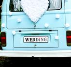Nummerbord Wedding, Verzenden, Nieuw, Versiering, Geboorte of Huwelijk