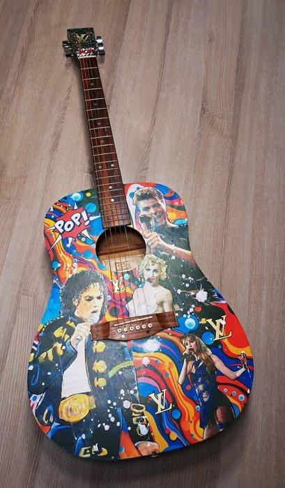 Bernard Xavier - Guitare Folk Pop Stars, Antiek en Kunst, Kunst | Designobjecten