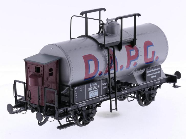 Schaal 0 0 Scale Models 480 11 ketelwagen m. Brhs. D.A.P...., Hobby en Vrije tijd, Modeltreinen | Overige schalen, Gelijkstroom