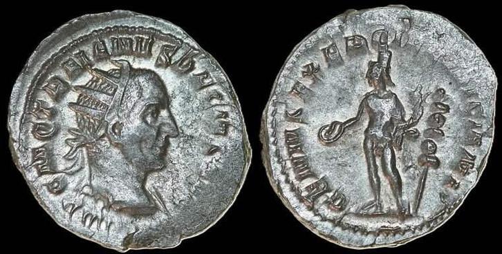 249-251 n Chr Trajan Decius ad 249-251 Ar Antoninianus 23..., Postzegels en Munten, Munten | Europa | Niet-Euromunten, Verzenden