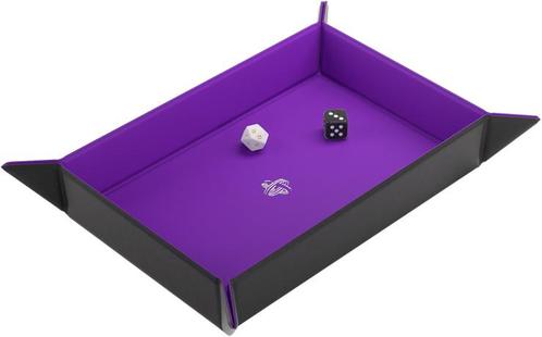 Dice Tray Magnetic Rectangular - Zwart / Paars | GameGenic -, Hobby en Vrije tijd, Gezelschapsspellen | Bordspellen, Nieuw, Verzenden