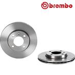 BREMBO Remschijf VW VOLKSWAGEN POLO 1.3 G40 voorzijde, Auto-onderdelen, Verzenden, Nieuw