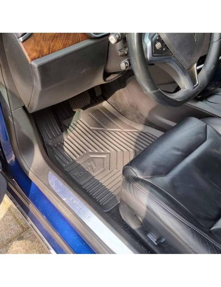 Tesla Model S vanaf 2012 All Weather rubber automatten, Auto diversen, Automatten, Nieuw, Ophalen of Verzenden