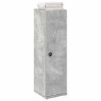 vidaXL Badkamerkast met rolhouder 20,5x22x72 cm betongrijs, Huis en Inrichting, Verzenden, Nieuw
