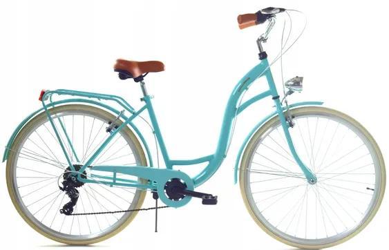 Meisjesfiets Turquoise | 7 Versnellingen | Premium | OP=OP, Fietsen en Brommers, Fietsen | Meisjes, Handrem, 26 inch of meer, Nieuw