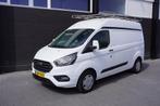 Ford Transit Custom 2.0 TDCI 130PK L2H2 EURO 6, Auto's, Bestelauto's, Stof, Gebruikt, Wit, Ford