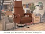 Leren relaxfauteuil Note elektrisch - Massif Armagnac, Nieuw, Ophalen of Verzenden, 50 tot 75 cm, Industrieel, Modern