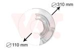REMSCHIJF BESCHERMER VOOR VW TRANSPORTER CARAVELLE 1996-2003, Ophalen of Verzenden, Nieuw