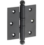 Kogellagerscharnier 89x89 rechte hoek bol mat zwart, Doe-het-zelf en Verbouw, Verzenden, Nieuw