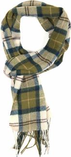 Barbour Sjaal Tartan Lamswol Groen maat one size Heren, Verzenden, Nieuw, Barbour