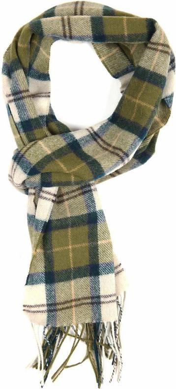 Barbour Sjaal Tartan Lamswol Groen maat one size Heren beschikbaar voor biedingen