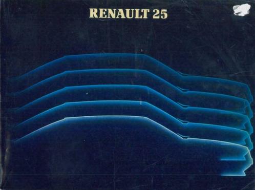 1987 Renault 25 Instructieboekje Nederlandstalig, Auto diversen, Handleidingen en Instructieboekjes, Verzenden