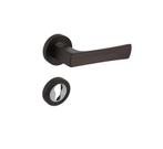 7X INTERSTEEL CANDY DEURKRUK OP ROND ROZET ANTRACIET/CHROOM, Ophalen of Verzenden, Nieuw, Chroom