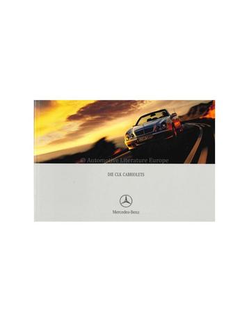 2001 MERCEDES BENZ CLK CABRIOLET BROCHURE DUITS beschikbaar voor biedingen