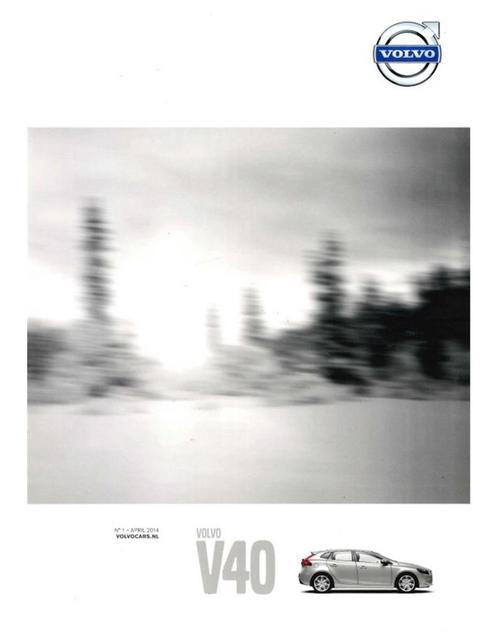 2014 VOLVO V40 BROCHURE NEDERLANDS, Boeken, Auto's | Folders en Tijdschriften, Volvo