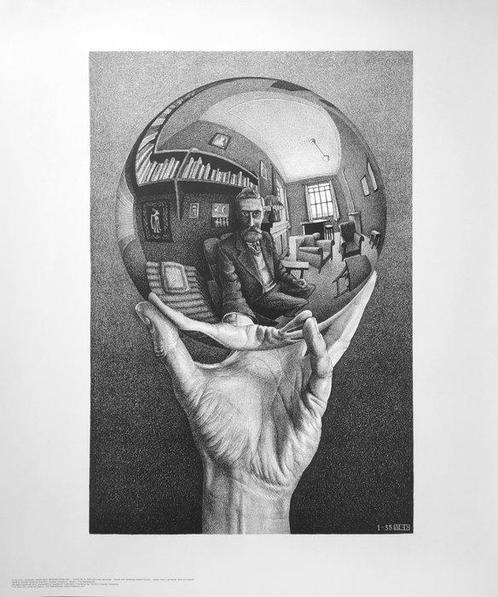 M.C. Escher (1898-1972), after - Hand with Reflecting Sphere, Antiek en Kunst, Antiek | Overige Antiek
