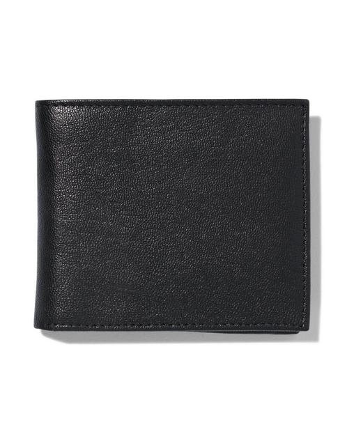 HEMA Billfold portemonnee leer zwart, Sieraden, Tassen en Uiterlijk, Portemonnees, Nieuw, Verzenden