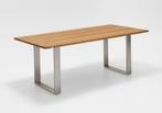 Niehoff Noah Tafel Roestvrij Staal Profielvoet/Teak 160x95, Tuin en Terras, Tuintafels, Ophalen of Verzenden, Nieuw, Rechthoekig