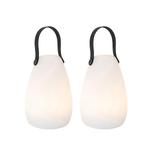 Set van 2 tafellampen wit RGBW oplaadbaar IP54 - Pion, Nieuw, Kunststof, Modern, Minder dan 50 cm