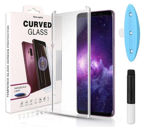 Galaxy S8 UV Liquid Glue 3D Tempered Glass Protector, Telecommunicatie, Mobiele telefoons | Hoesjes en Frontjes | Samsung, Nieuw