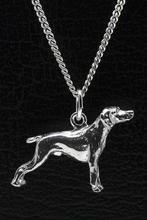 Zilveren Weimaraner korthaar ketting hanger - groot, Verzenden, Nieuw