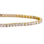 Zonder minimumprijs - Tennis armband - 14 karaat Geel goud -