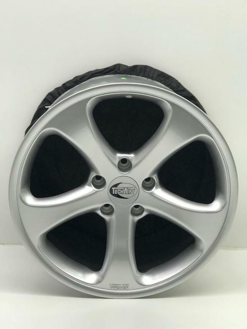 Porsche Cayenne ORIGINELE 22Techart Formula I Zilver NIEUW, Auto-onderdelen, Banden en Velgen, Velg(en), Nieuw, Overige maten