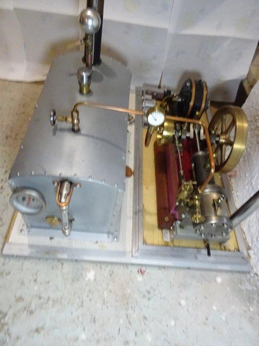 Stoommachine - Unknown - Gietijzer, Staal - Live Steam, Antiek en Kunst, Antiek | Speelgoed