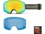 Sinner BOREAS skibril - Mosgroen - Sintrast® Lens, Verzenden, Nieuw