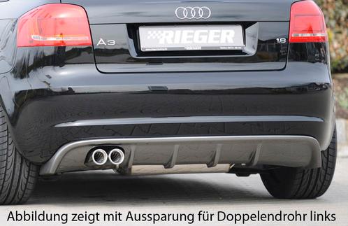 Rieger diffuser | Audi A3 8P 2008-2013 5D Sportback | ABS |, Auto-onderdelen, Carrosserie en Plaatwerk, Nieuw, Audi, Verzenden
