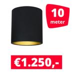 LED Railverlichting Lipari Zwart 10 spots + 10M rails
