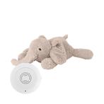 Beige knuffelolifant George met hartslagfunctie voor babys, Kinderen en Baby's, Speelgoed | Knuffels en Pluche, Ophalen of Verzenden
