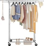 2dekans | ODADDY® Kledingrek - Garderoberek - Dubbele stang, Huis en Inrichting, Ophalen of Verzenden, Zo goed als nieuw