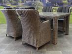 Bergamo Darwin dining tuinset 180x100xH75 cm 5-delig grijs, Ophalen of Verzenden, Nieuw, Wicker
