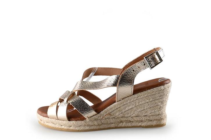 Manfield espadrilles in maat 38 Goud | 15% korting, Kleding | Dames, Schoenen, Overige kleuren, Zo goed als nieuw, Verzenden