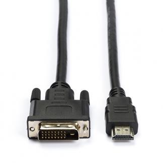 HDMI naar DVI kabel | Nedis | 3 meter, Audio, Tv en Foto, Audiokabels en Televisiekabels, Nieuw, Verzenden