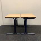 Tweedehands complete set van 10 stuks schooltafels, (stip, Huis en Inrichting, Ophalen of Verzenden, Gebruikt