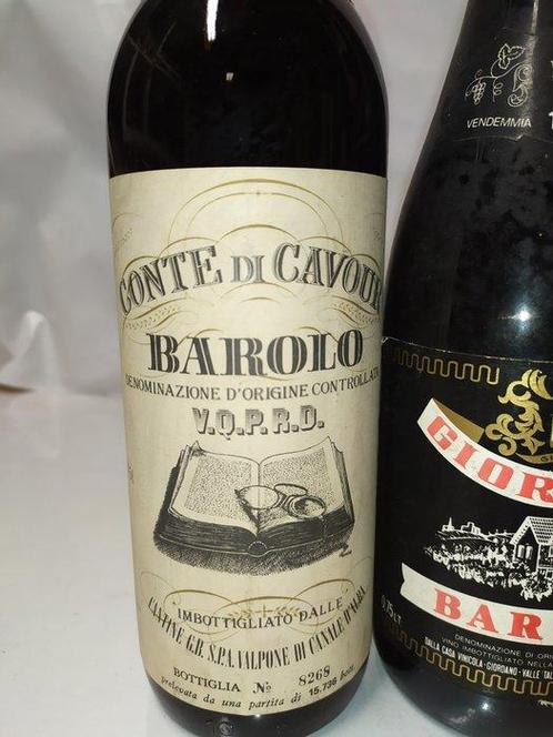 1974 Scarzello, Giordano, Conte di Cavour & Riserva Duca, Verzamelen, Wijnen