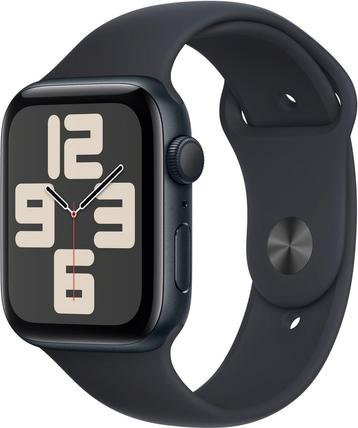 Apple Watch SE (2022) 44mm Midnight M/L- Gen slimme horloges beschikbaar voor biedingen