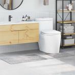vidaXL Antislip Badmat Set 2 pcs Grijs PP, Huis en Inrichting, Badkamer | Badtextiel en Accessoires, Verzenden, Nieuw, Grijs
