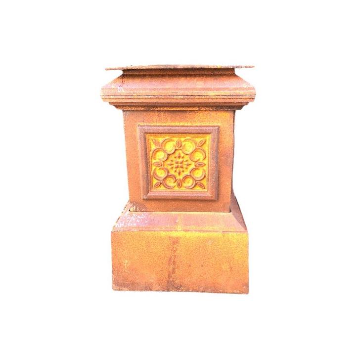 Sokkel - gietijzer - 55 cm - rustiek oppervlak - robuust, Huis en Inrichting, Woonaccessoires | Zuilen en Pilaren, Ophalen of Verzenden