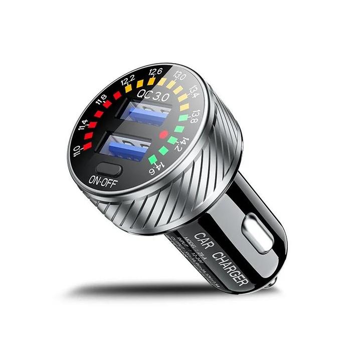 DrPhone QC14 – 36W QC3.0 Dubbele Autolader - 12V/24V - Dual, Telecommunicatie, Autoladers, Verzenden