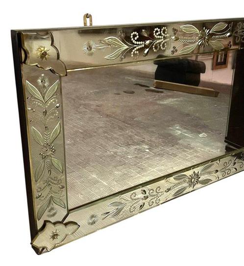Spiegel - Glas - Venetiaanse spiegel, Antiek en Kunst, Kunst | Designobjecten