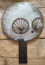 Mitsumasa Fujiwara - Handspiegel - Brons - Japanse antieke, Antiek en Kunst