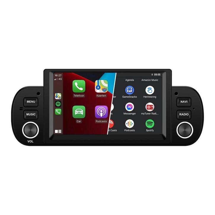 Fiat Panda 2012 t/m 2020 Android 13 Autoradio 2GB RAM 64GB, Auto diversen, Autoradio's, Ophalen of Verzenden