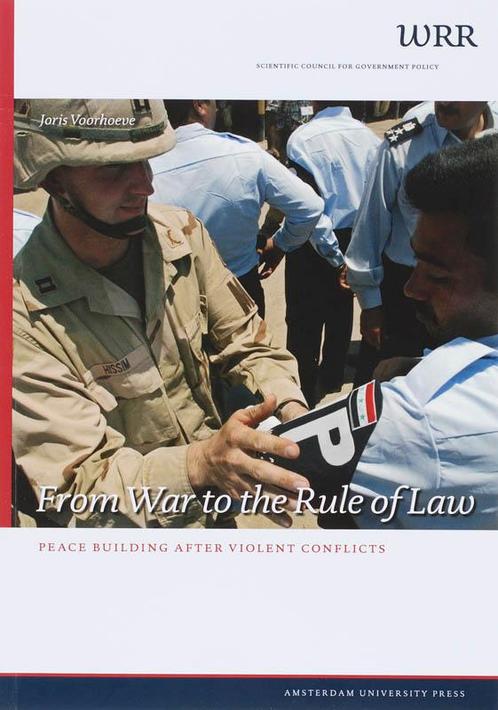 From War to Rule of Law / WRR Verkenningen / 12 J. Voorhoeve, Boeken, Politiek en Maatschappij, Zo goed als nieuw, Verzenden